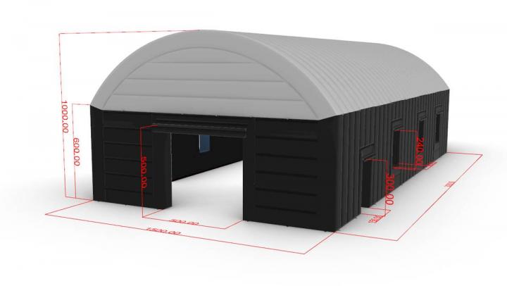 Garage gonflable industriel Canada