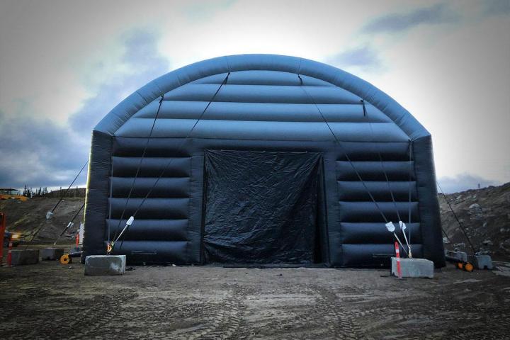 Garage gonflable industriel Canada