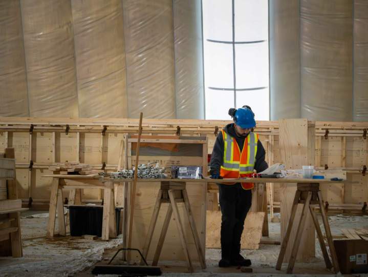Hangar gonflable industriel Canada