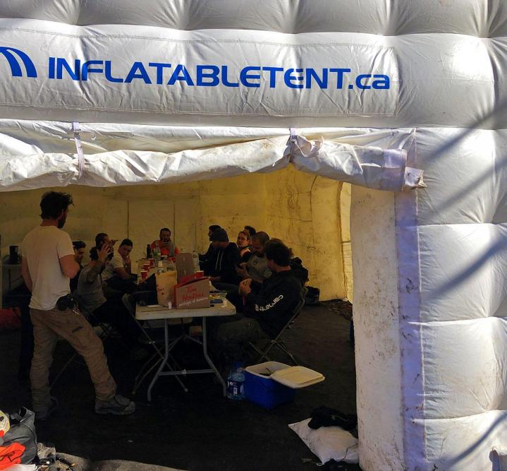 Dôme gonflable pour staff Canada