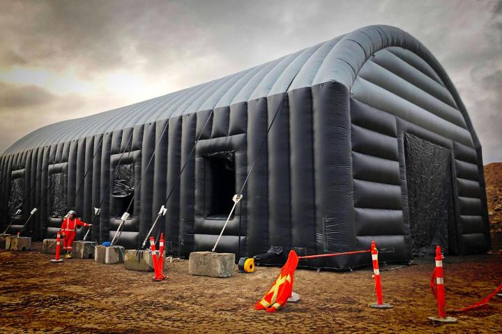 Garage gonflable industriel Canada