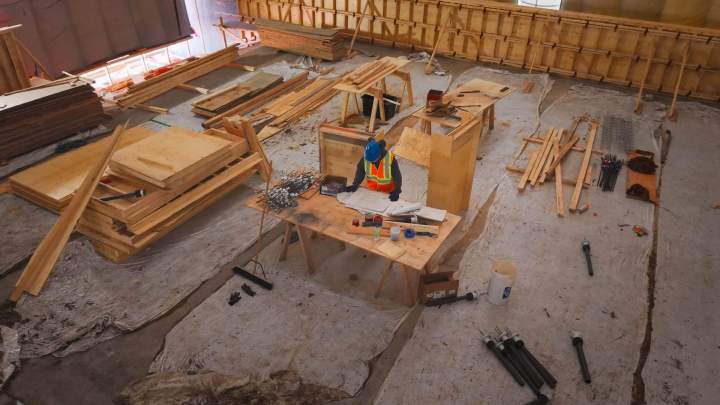 Hangar gonflable industriel Canada