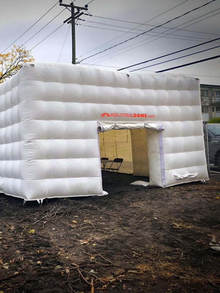 Hangar gonflable industriel Canada